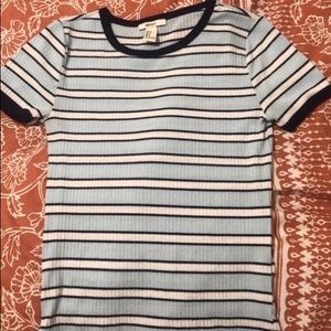 Blue Striped Shirt.